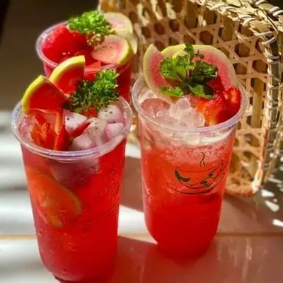Hình ảnh Trà dâu tây