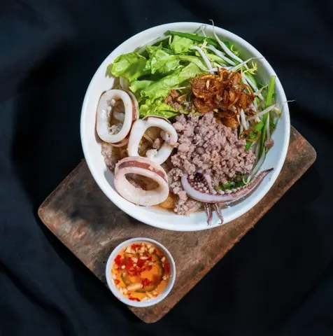 Hình ảnh Hủ tiếu mực - thịt bằm