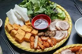 Hình ảnh Bún đậu nem chua chả cốm