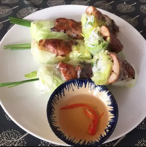 Hình ảnh Grill marinated pork roll