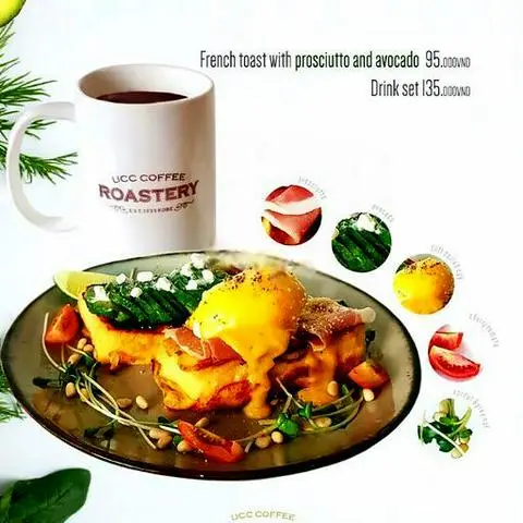 Hình ảnh French toast with prosciuto and avocado