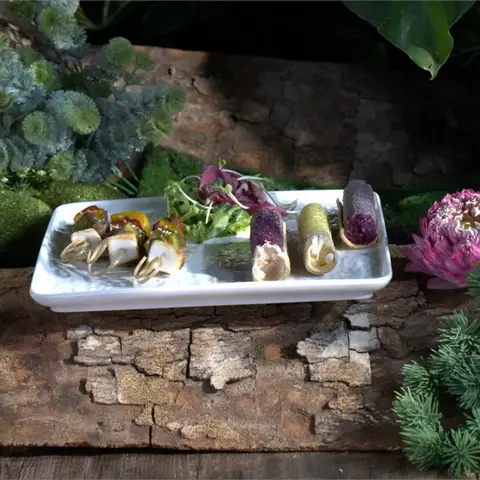 Hình ảnh Cơm Lam - Nấm Xiên BBQ