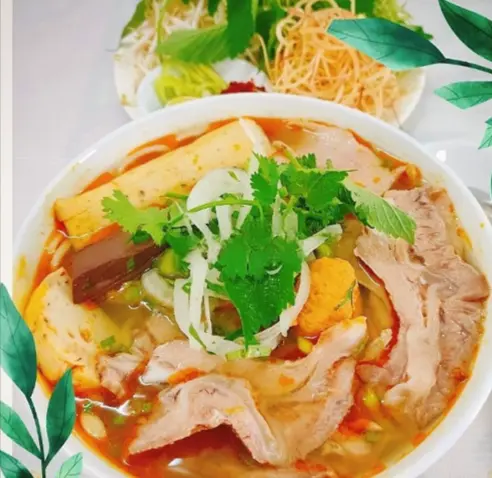 Hình ảnh Bún bò nạm - chả huế