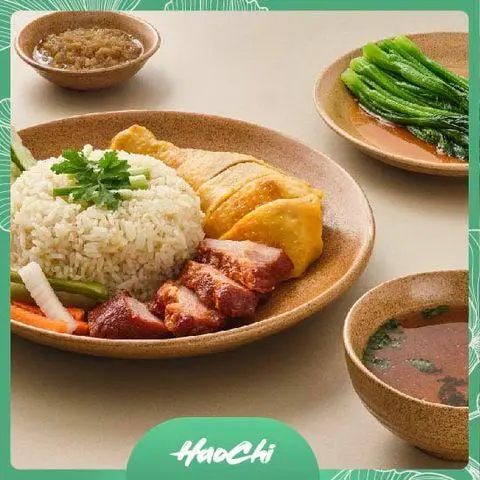 Hình ảnh H23 Cơm gà xá xíu cải thìa dầu hào