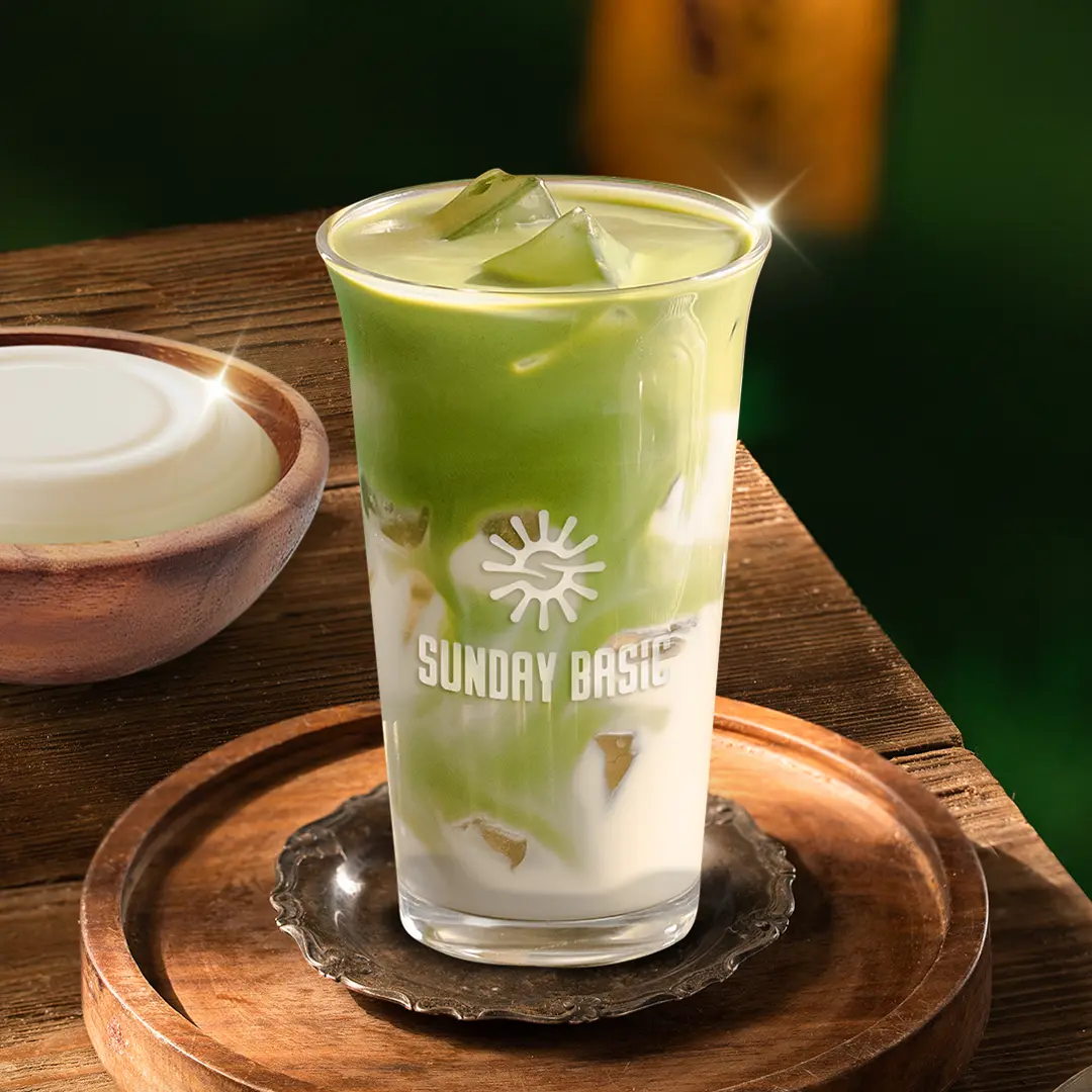 Hình ảnh Matcha Latte Tàu Hủ Phô Mai