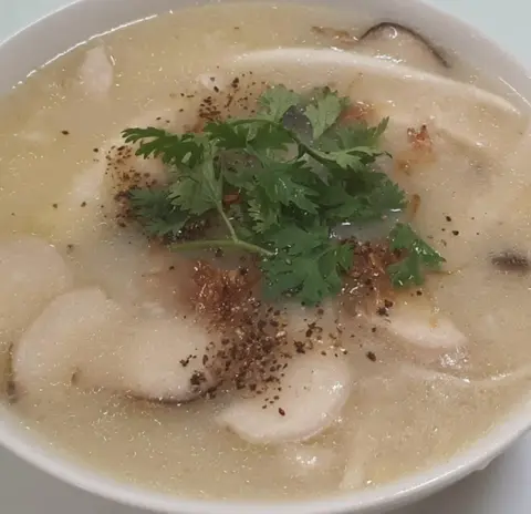 Hình ảnh Cháo nấm chay