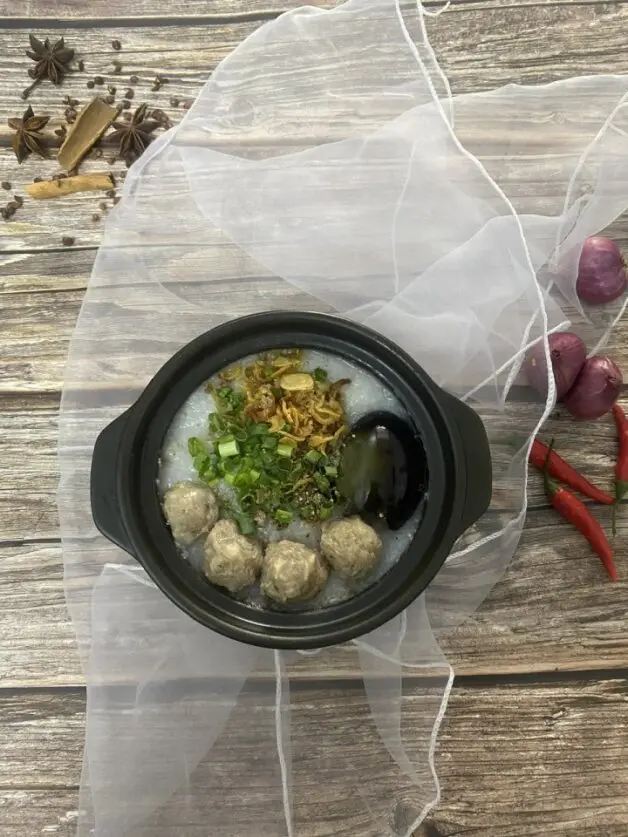 Hình ảnh Cháo bò viên bắc thảo