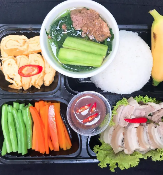 Hình ảnh Combo 12: Combo thịt luộc + trứng chiên