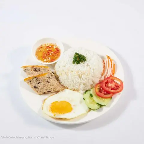 Hình ảnh Cơm chả ốp la
