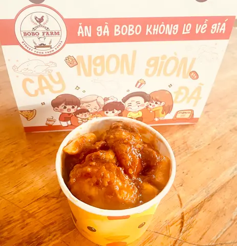 Hình ảnh Gà không xương cốc mini hồng hài nhi