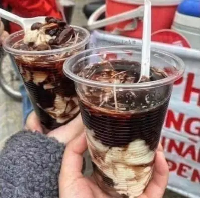 Hình ảnh combo chè đậu đen - tàu hũ full topping