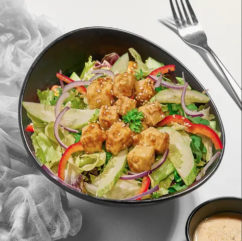 Hình ảnh Tofu Salad - Sa-Lát Đậu chiên