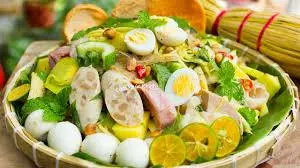 Hình ảnh Combo 1 - tré trộn nem chua chả bò