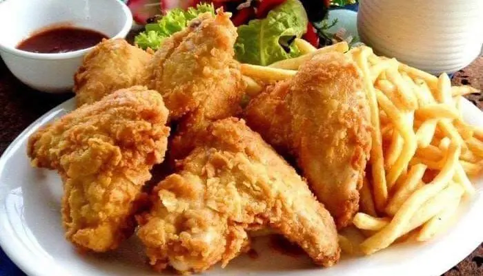 Hình ảnh Cánh gà - khoai tây