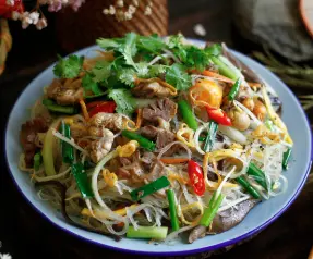 Hình ảnh Miến xào lòng mề