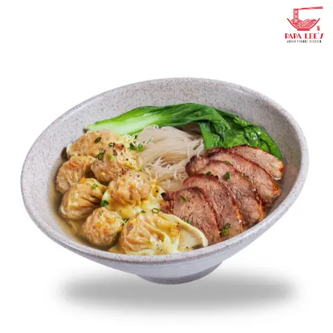 Hình ảnh Hủ tiếu hoành thánh xá xíu