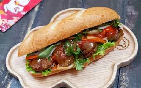Hình ảnh Bánh mì thịt nướng