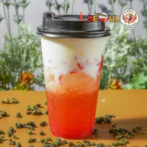 Hình ảnh Lục Trà Chanh Dây Machiato