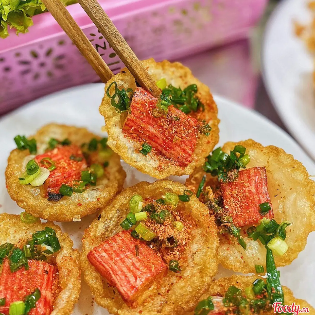Hình ảnh Bánh khọt thanh cua - mực (4 thanh cua - 3 mực)