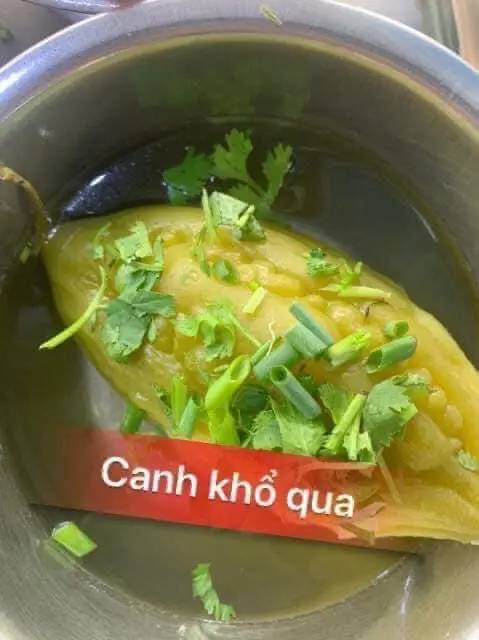 Hình ảnh Cơm trắng canh khổ qua