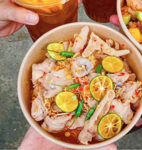 Hình ảnh Chân gà sả tắc