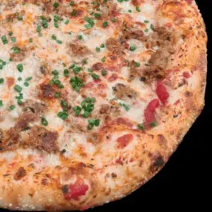 Hình ảnh Pizza xúc xích Ý - Italian fresh sausage sourdough pizza