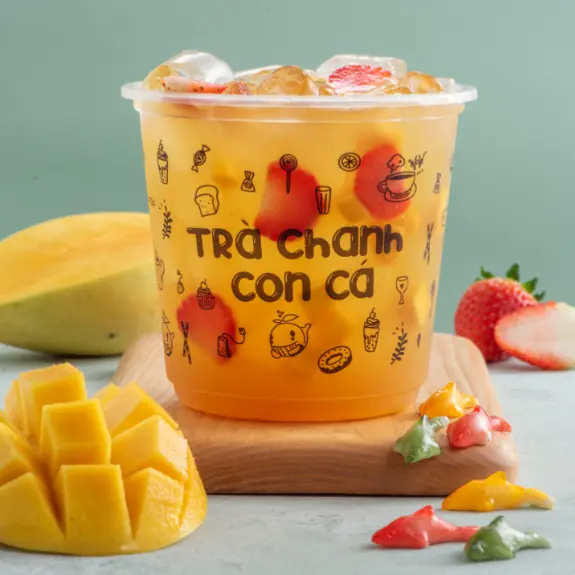 Hình ảnh Trà Chanh Xoài Ngọt - Dâu Tây