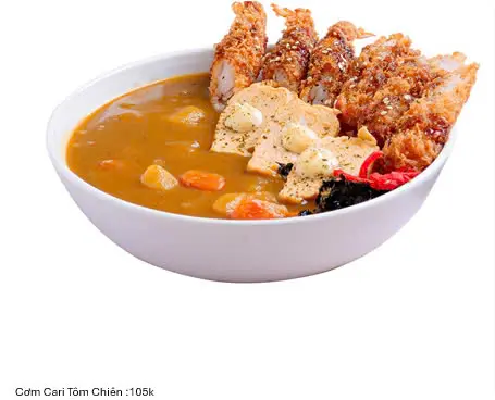Hình ảnh Cơm cari tôm chiên