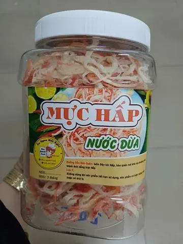 Hình ảnh Khô mực hấp nước dừa - 500gr