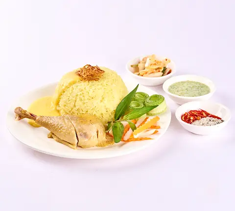 Hình ảnh Cơm gà gỏi 4 người - canh lá giang