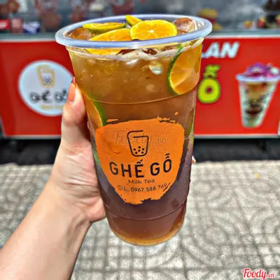 Hình ảnh Hồng trà tắc sủi bọt mật ong trân châu