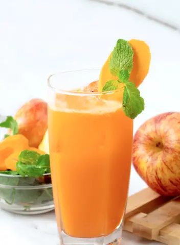 Hình ảnh Cà rốt - táo - ly lớn