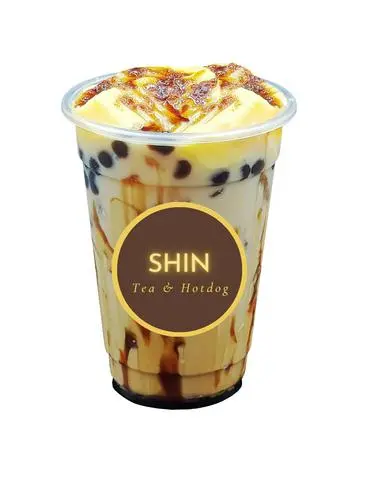 Hình ảnh Trà sữa kem trứng nướng