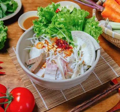 Hình ảnh Bún chả cá cô nổ mắm nêm