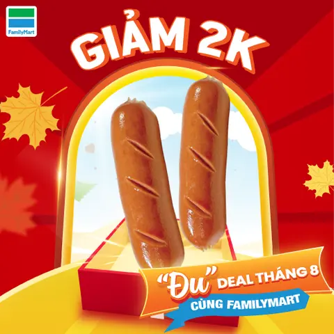 Hình ảnh Combo 2 Xúc Xích Xông Khói Giảm 2,000Đ