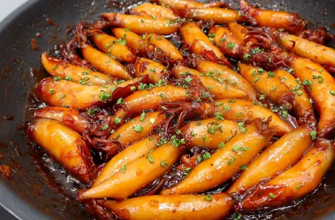 Hình ảnh Mực chiên nước mắm