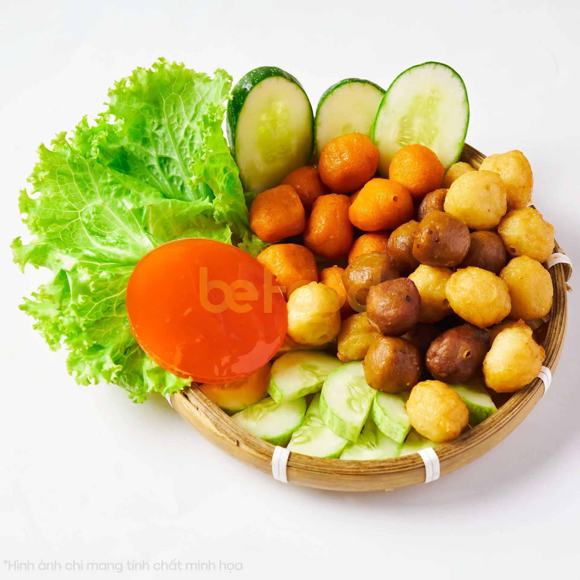 Hình ảnh Compo cá viên chiên nước mắm nhỏ