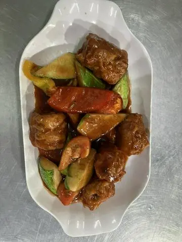 Hình ảnh Sườn chua ngọt chay