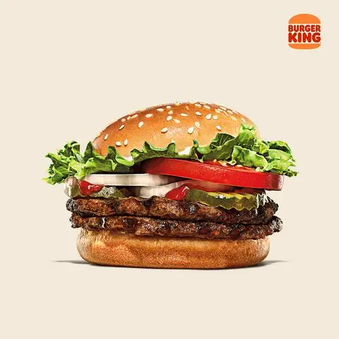 Hình ảnh Burger 2 Miếng Bò Nướng Whopper cỡ vừa