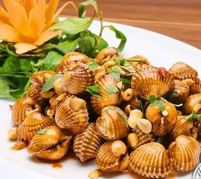 Hình ảnh Sò huyết xào me