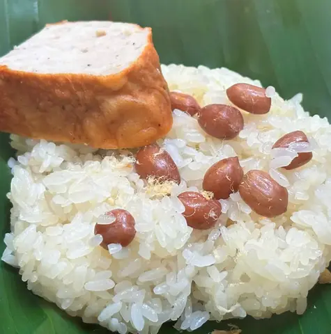 Hình ảnh Xôi lạc chả mỡ