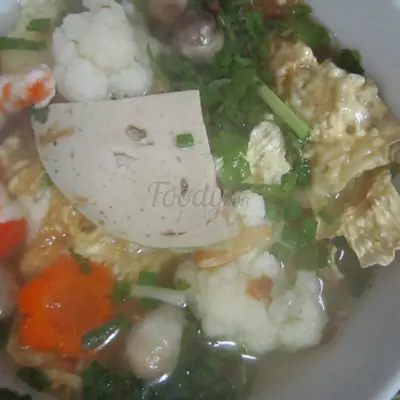 Hình ảnh Hủ tiếu thập cẩm chay