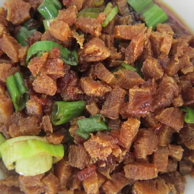Hình ảnh Tốp mỡ kho quẹt chay - không cơm
