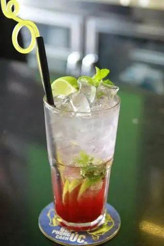 Hình ảnh Soda phúc bồn tử