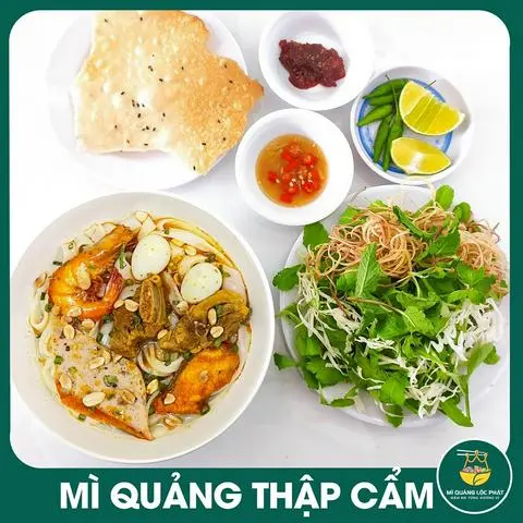 Hình ảnh Mua 1 Mì Quảng Thịt & Trứng Cút - Nhiều Mì Tặng 1 Tắc xí muội hoa đường phèn