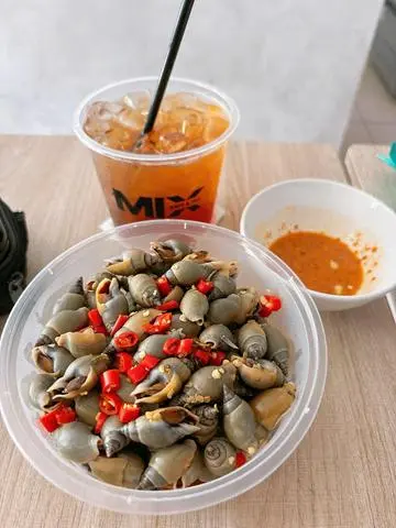 Hình ảnh Ốc cà na lớn cồ xốc muối tôm tắc 