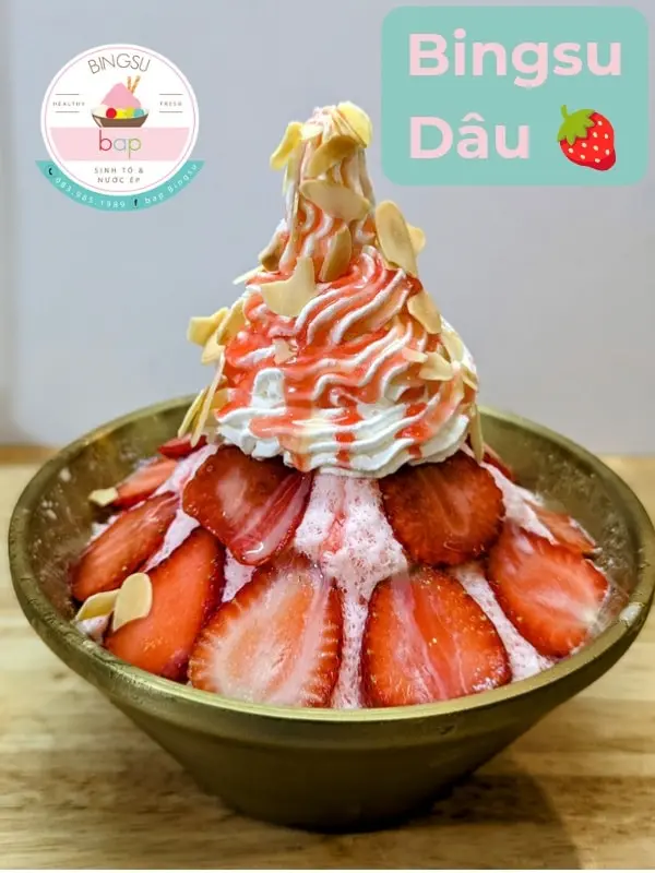 Hình ảnh Bingsu Dâu