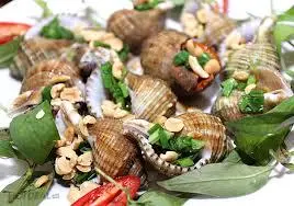 Hình ảnh Ốc nhung nướng mỡ hành