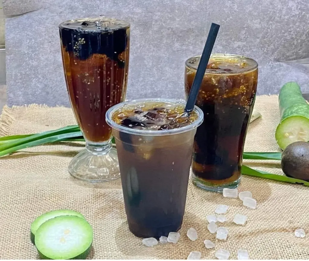 Hình ảnh Trà bí đao hạt chia sương sáo