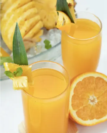 Hình ảnh Nước ép cam dứa - L